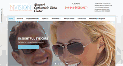 Desktop Screenshot of newportbeachoptometry.com